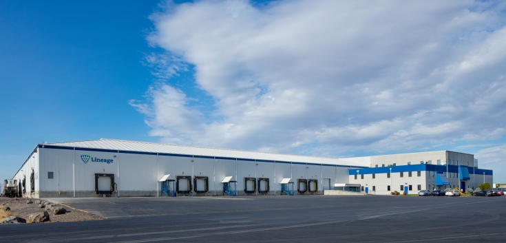 Exterior photo of Lineage's Othello facility